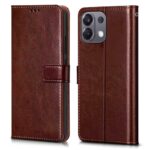 Shock Proof Flip Cover Back Case for Oppo K13 5G | Magnetic Wallet Leather Case with Stand