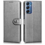 Shock Proof Flip Cover Back Case for Samsung Galaxy M15 5G Prime Edition | Magnetic Wallet Leather Case with Stand