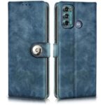 Shock Proof Flip Cover Back Case for Motorola Moto G60 | Magnetic Wallet Leather Case with Stand