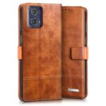 Shock Proof Flip Cover Back Case for Motorola Moto G73 5G | Magnetic Wallet Leather Case with Stand - Image 3