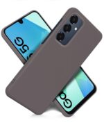 kelpuj Slim Frameless Back Cover for Samsung Galaxy A16 5G | Ultra Thin Lightweight Design & Camera Protection | Soft Matte Silicone Flexible Mobile Case (Grey) - Image 4