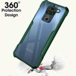 kelpuj Polycarbonate Shock Proof Clear Protective Back Case for REDMI Note 9 - AirEDGE Technology 360 Degree Camera Protection Back Case Mobile Cover for XIAOMI MI REDMI Note 9 - Camo Green - Image 4