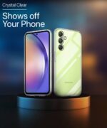 kelpuj Ultra-Hybrid Crystal Clear Back Case Cover for Samsung Galaxy A54 5G | Hard Back | Slim Fit Shockproof Design | Camera Protection Bump | Back Cover Case (PC,TPU | Transparent) - Image 6