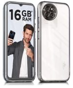 kelpuj Crystal Clear Transparent Back Case Cover for Itel S23 | Full Device & Camera Protection Shockproof TPU Silicone Back Cover Case Transparent - Image 3