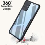 Shock Proof Clear Protective Back Case for Poco X3 GT - AirEDGE Technology | 360 Degree Camera Protection | Transparent Hybrid Back Case Mobile Cover for XIAOMI MI Poco X3 GT - Black - Image 2