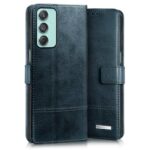 Shock Proof Flip Cover Back Case for Samsung Galaxy M55 5G | Magnetic Wallet Leather Case with Stand - Image 5
