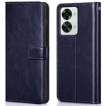 Shock Proof Flip Cover Back Case for 1+ Oneplus Nord 2T 5G | Magnetic Wallet Leather Case with Stand