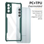 Shock Proof Clear Back Case Mobile Cover for Samsung Galaxy M13 4G | F13 (Hard | Hybrid PC + TPU | Full Armour Device & Camera Protection | Green) - Image 4