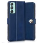 Shock Proof Flip Cover Back Case for Samsung Galaxy M55 5G | Magnetic Wallet Leather Case with Stand - Image 4