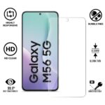 Unbreakable Nano Film Glass Screen Protector for Samsung Galaxy M56 5G | Galaxy F56 5G [ Flexible Like a Screen Guard, Harder Than a Tempered Glass ]  Pack of 2 Transparent - Image 3