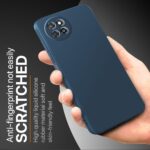 Back Cover for Itel S23 | Ultra Slim Soft Rubberised Case | Inner Velvet Fabric Lining | Matte Silicone Flexible Mobile Case | Camera Protection - Blue - Image 6