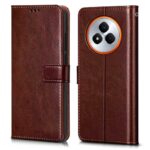 Shock Proof Flip Cover Back Case for Realme Narzo 80 Pro 5G | Magnetic Wallet Leather Case with Stand