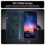 Shock Proof Flip Cover Back Case for Xiaomi Mi Redmi Note 6 Pro | Magnetic Wallet Leather Case with Stand - Image 5