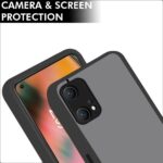 Polycarbonate Translucent Hybrid OnePlus Nord CE 2 Lite 5G Back Cover Smoked Matte Bumper Back 360 Degree Protection Protective Hard Back Cover for 1+ OnePlus Nord CE 2 Lite 5G (Black) - Image 4