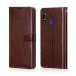Shock Proof Flip Cover Back Case for Realme 3 Pro | Magnetic Wallet Leather Case with Stand