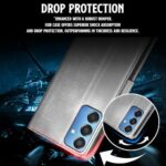 Shock Proof Flip Cover Back Case for Samsung Galaxy M15 5G Prime Edition | Magnetic Wallet Leather Case with Stand - Image 7