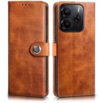 Shock Proof Flip Cover Back Case for Redmi Note 14 Se 5G | Magnetic Wallet Leather Case with Stand