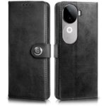 Shock Proof Flip Cover Back Case for Iqoo Z9S 5G | Magnetic Wallet Leather Case with Stand