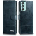 Shock Proof Flip Cover Back Case for Samsung Galaxy M55 5G | Magnetic Wallet Leather Case with Stand