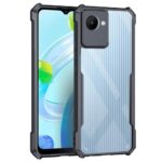 Shock Proof Clear Protective Back Case for Realme C30 | Realme narzo 50i Prime - AirEDGE Technology | 360 Degree Camera Protection | Transparent Hybrid Back Case Mobile Cover - Black - Image 2