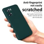 Back Cover for Oppo A57 4G 2022 | Oppo A77 4G | Ultra Slim Soft Rubberised Case | Inner Velvet Fabric Lining | Matte Silicone Flexible Mobile Case | Camera Protection - Green - Image 4