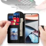 Shock Proof Flip Cover Back Case for Xiaomi Mi Redmi Note 13 Pro Plus 5G | Magnetic Wallet Leather Case with Stand - Image 7