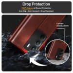 Shock Proof Flip Cover Back Case for Realme C75 5G | Magnetic Wallet Leather Case with Stand - Image 7