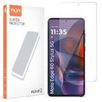 Unbreakable Nano Film Glass Screen Protector for Motorola Moto Edge 60 Stylus 5G [ Flexible like a Screen Guard, Harder than a Tempered Glass ]  Pack Of 2 - Image 2