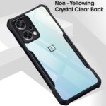 Shock Proof Clear Back Cover Case Mobile Cover for 1+ OnePlus Nord CE 2 Lite 5G (Hard | Hybrid PC + TPU | Full Armour Device & Camera Protection | Black) - Image 6