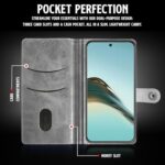 Shock Proof Flip Cover Back Case for Realme 13 Plus 5G | Magnetic Wallet Leather Case with Stand - Image 7