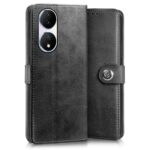 Shock Proof Flip Cover Back Case for Vivo Y100 5G | Magnetic Wallet Leather Case with Stand - Image 3