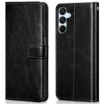 Shock Proof Flip Cover Back Case for Samsung Galaxy A15 5G | Magnetic Wallet Leather Case with Stand