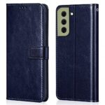 Shock Proof Flip Cover Back Case for Samsung Galaxy S21 Fe 5G | Magnetic Wallet Leather Case with Stand