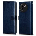 Shock Proof Flip Cover Back Case for Vivo V30E 5G | Magnetic Wallet Leather Case with Stand