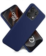 Slim Frameless Back Cover for Motorola Moto Edge 50 Pro | Ultra Thin Lightweight Design & Camera Protection | Soft Matte Silicone Flexible Mobile Case (Blue) - Image 3