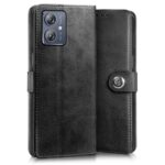 Shock Proof Flip Cover Back Case for Motorola Moto G54 5G | Magnetic Wallet Leather Case with Stand - Image 5