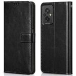 Shock Proof Flip Cover Back Case for Xiaomi Redmi 11 Prime 4G | Magnetic Wallet Leather Case with Stand