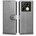 Shock Proof Flip Cover Back Case for Infinix Note 40 Pro | Magnetic Wallet Leather Case with Stand