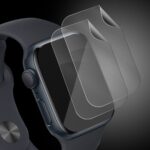 Screen Protector Guard for Apple Watch SE 40mm | MilitaryGrade TPU Nano Film [Not Glass] Clear Anti Scratch Fingerprint Bubble Free High Touch Smart Watch Screen Protection  Pack of 2 - Image 2