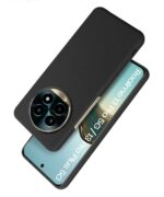 Slim Frameless Back Cover for Realme 13 Pro 5G | Realme 13 Pro Plus 5G | Soft Matte Silicone Flexible Mobile Case & Camera Protection | Ultra Thin Lightweight Design (Black) - Image 2