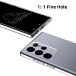 Ultra-Hybrid Clear Back Case Cover Designed for Samsung Galaxy S23 Ultra 5G | Sleek Hard Back | Cushion Edge Technology Shockproof Drop & Camera Protection Bump Transparent - Image 4