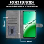 Shock Proof Flip Cover Back Case for Oppo F27 5G | Magnetic Wallet Leather Case with Stand - Image 7