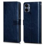 Shock Proof Flip Cover Back Case for Samsung Galaxy A06 | Magnetic Wallet Leather Case with Stand