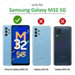 Shock Proof Flip Cover Back Case for Samsung Galaxy M32 5G | Magnetic Wallet Leather Case with Stand - Image 3