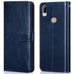 Shock Proof Flip Cover Back Case for Vivo Y83 Pro | Magnetic Wallet Leather Case with Stand