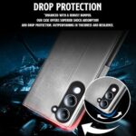 Shock Proof Flip Cover Back Case for Vivo T4 Lite 5G | Magnetic Wallet Leather Case with Stand - Image 7