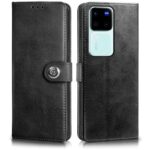 Shock Proof Flip Cover Back Case for Vivo V30 Pro | Magnetic Wallet Leather Case with Stand