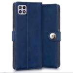 Shock Proof Flip Cover Back Case for Samsung Galaxy A22 5G | Magnetic Wallet Leather Case with Stand - Image 2