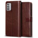 Shock Proof Flip Cover Back Case for Nokia G42 5G | Magnetic Wallet Leather Case with Stand - Image 3