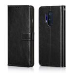 Shock Proof Flip Cover Back Case for Oneplus 8 Pro | Magnetic Wallet Leather Case with Stand